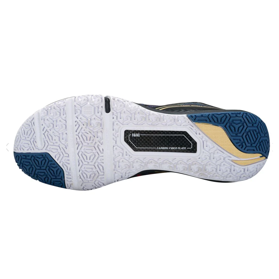 Li Ning Saga II Pro Badminton Shoe Unisex [Black/China Blue] AYAT003-4 - Image 2