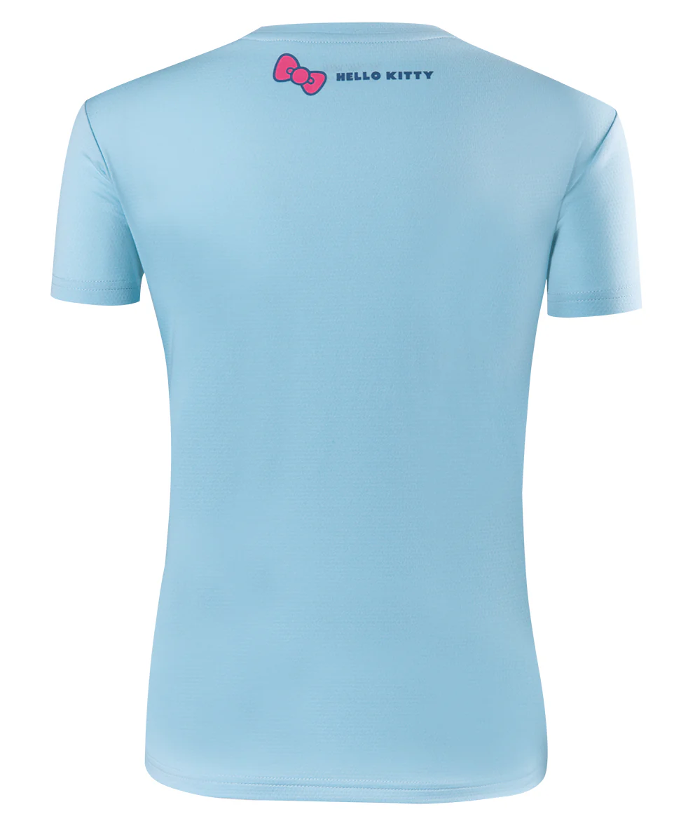 Victor T-KT301 M Hello Kitty Women's T-Shirt [Lake Blue] Limited Edition - Image 2